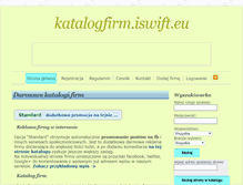 Tablet Screenshot of katalogfirm.iswift.eu